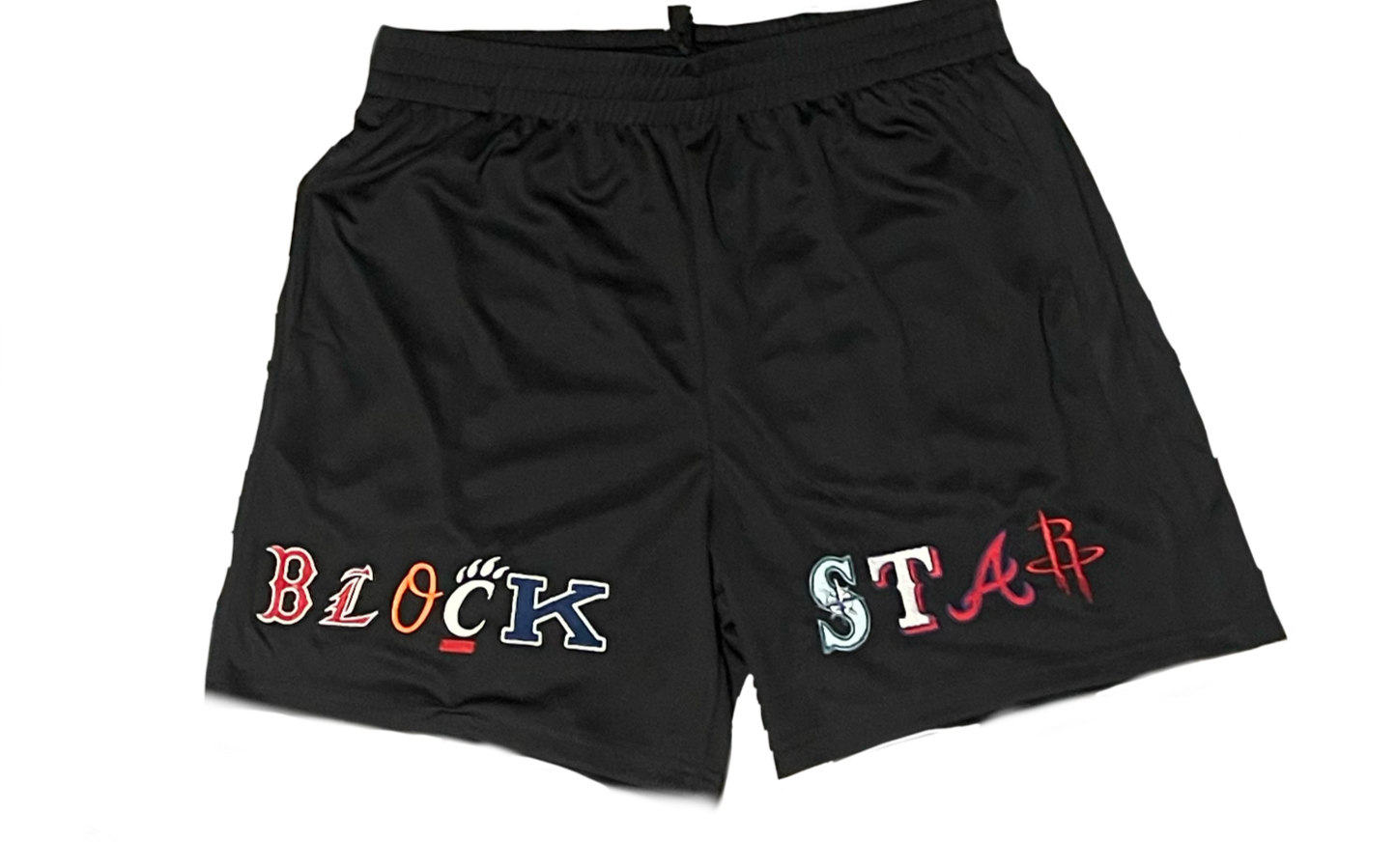 Black Star Logo Shorts