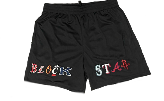 Black Star Logo Shorts