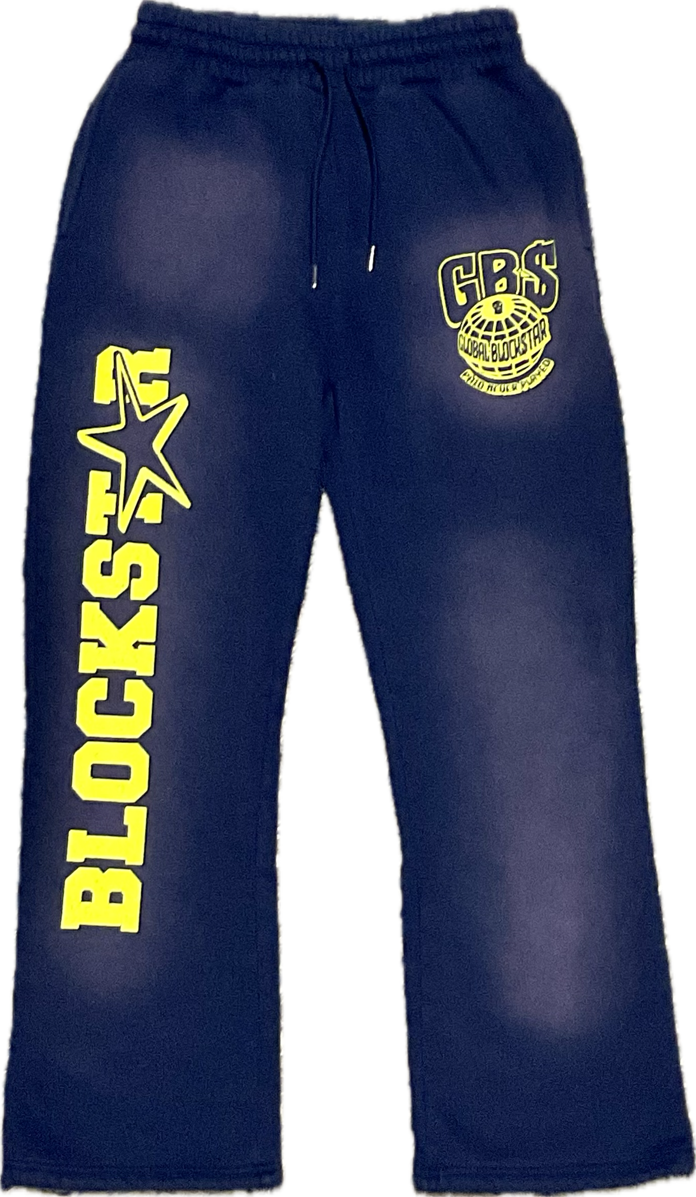 Navy/Yellow Sweat Pants